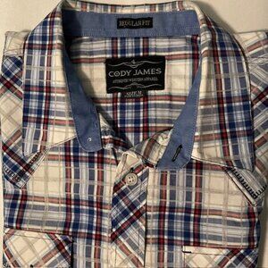 CODY JAMES Men's M long sleeve shirt western button down‎